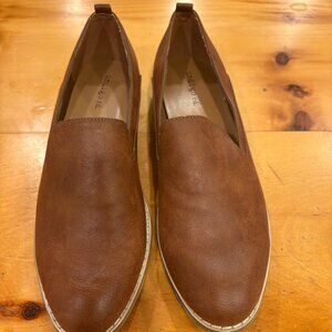 Simple Faux Leather Loafers